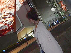 Fカップ美女がラブラブデートの後に黒のセクシーランジェリー姿で官能的エッチ