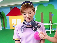 Horny Japanese slut Hiroko Okuno, Akiko Osawa, Hitomi Sudo in Crazy Blowjob, Glory Hole JAV movie